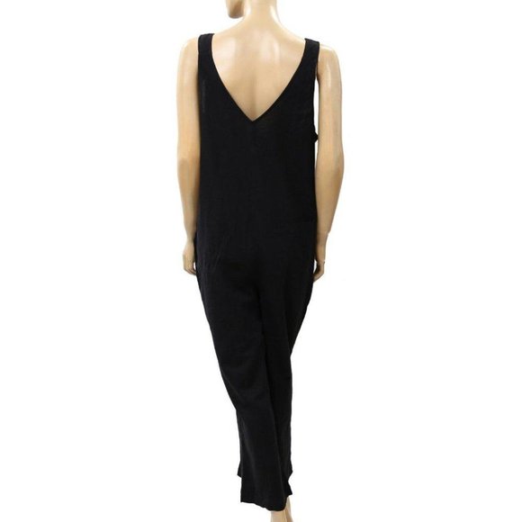 ASOS DESIGN Button Front Linen Minimal Jumpsuit One Peace Romper XS New - Picture 7 of 8